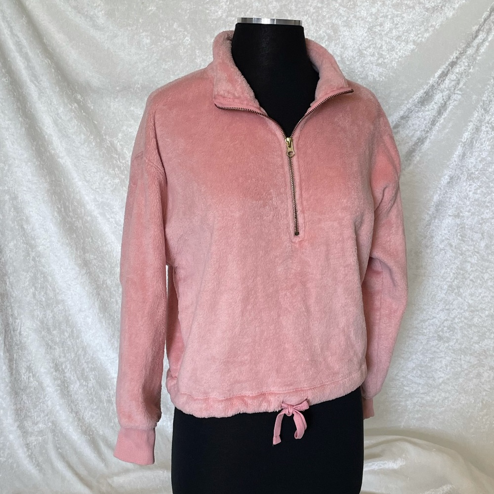 Super soft half-zip pullover